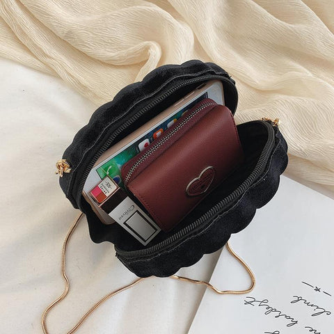 Shape Shoulder Bag Winter Velour Crossbody Bag Women Fashion-BS00212-Veeddydropshipping
