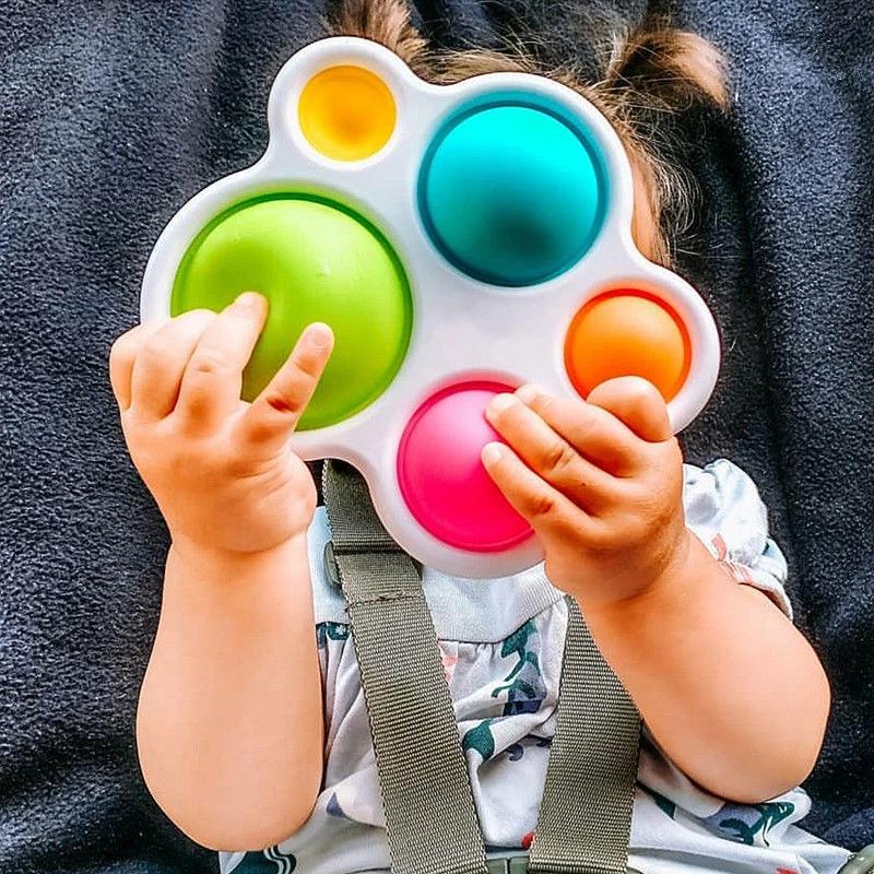 Infant Baby Toys Montessori Exercise Board Rattle Puzzle-TB01514-Veeddydropshipping