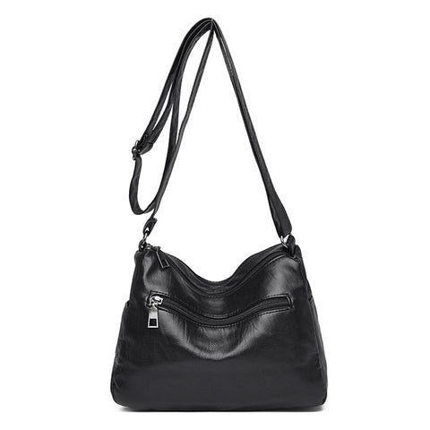 Bag Pu Leather Crossbody Bag Multi-pockets Messenger-BS00091-Veeddydropshipping