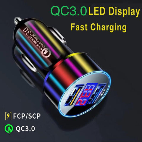 For OPPO A74 A94 5G A93 A73 A53 2020 Fast Car Charger-PA01176-Veeddydropshipping