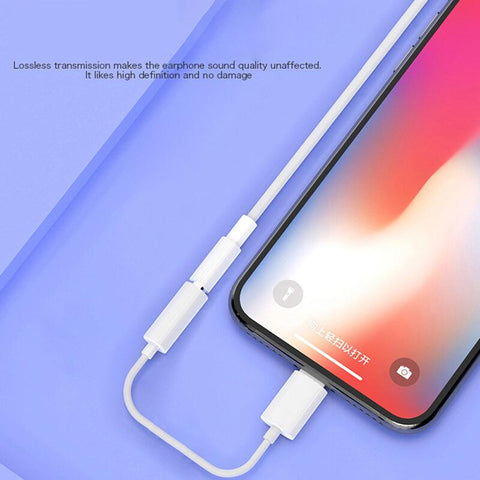 3.5mm Bluetooth Headphone Adapter For iPhone AUX Adapter For IOS 13 12 11 Lightning-PA00969-Veeddydropshipping