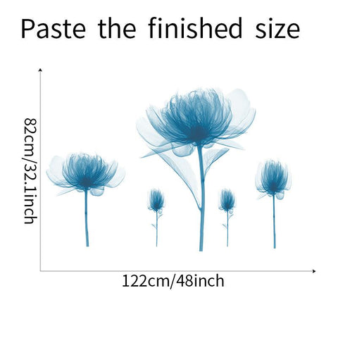 Large Lotus Butterfly Removable Wall Stickers 3D-HA00243-Veeddydropshipping