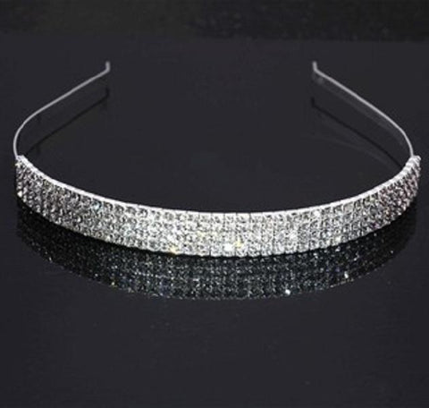 Tiara Headband Bridal Princess Hair Accessories Jewelry -JW00522-Veeddydropshipping