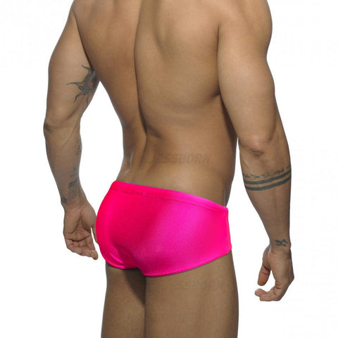 Fashion Shiny Men&#39;s New Solid Color Boxer Swimming Shorts Europe America -OS00208-Veeddydropshipping