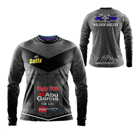 Red Summer Long Sleeve Crew Neck Off-Road Fishing Suit Mountain Bike Moisture-OS00445-Veeddydropshipping