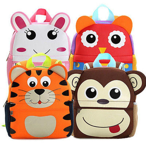 Toddler Cute Kid Baby Kindergarten Schoolbag 3D Cartoon-TB00030-Veeddydropshipping