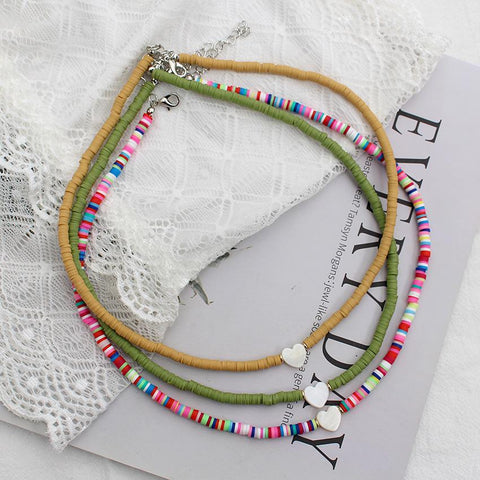 Natural Shell Beads Necklace Korean  Female Jewelry-JW01247-Veeddydropshipping