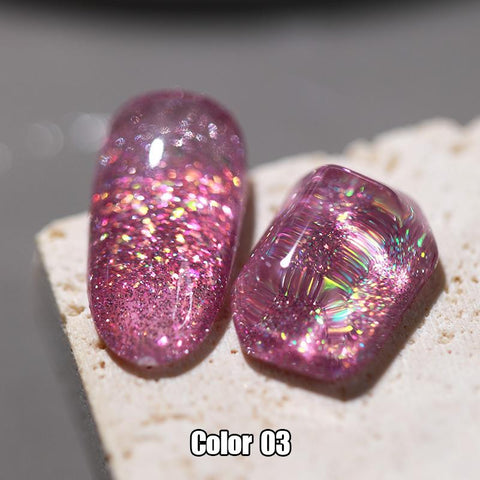 9 Color Glitter Chips Diamond Gel Nail Polish Sparkling Nail Art Gel-BH01006-Veeddydropshipping