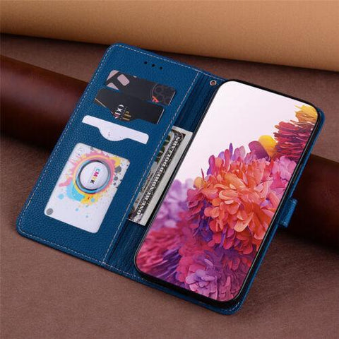 For iPhone 13 12 11 Pro Max SE XS XR 7 8 + Luxury Leather Wallet Flip Cover Case-PA00115-Veeddydropshipping
