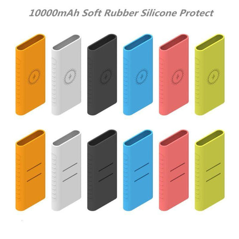 New Silicone Protector Case For xiao mi powerbank 10000mAh PLM11ZM Wireless Powerbank-PA00451-Veeddydropshipping