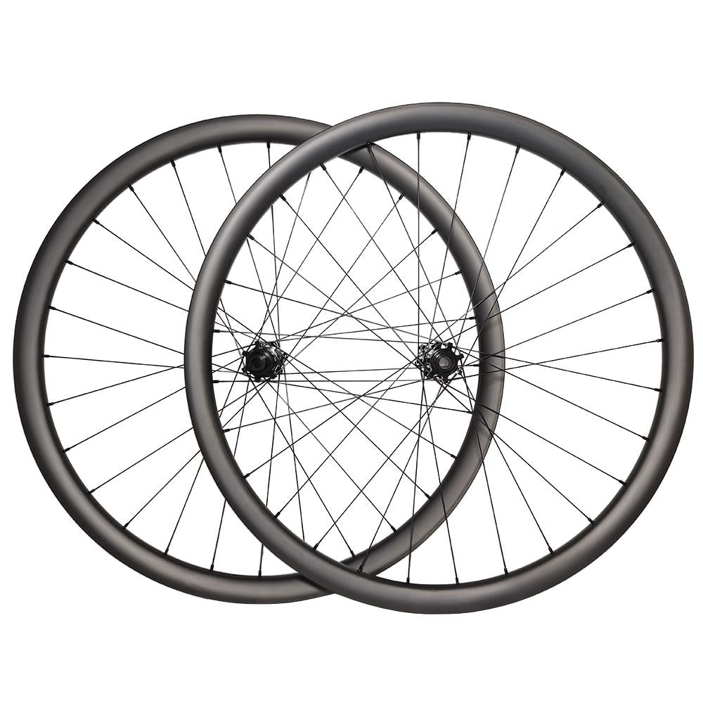 1350g 29er 34mm Wide MTB XC GOLDIX M350 36T Carbon BOOST Wheelset Tubeless -OS00991-Veeddydropshipping