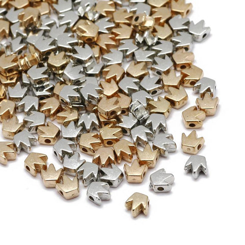 Charm Spacer Beads Flat Round Loose Beads For DIY Jewelry-JW01579-Veeddydropshipping