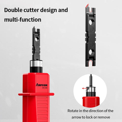 Punch Down Tool with Blade Storage-CO01527-Veeddydropshipping