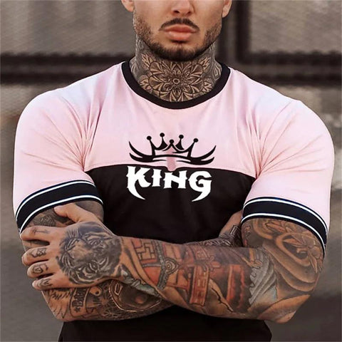 T-Shirt 3D King Printed Tops Fashion Unisex-MF00086-Veeddydropshipping