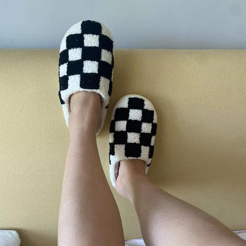 Slippers Indoor Plush Slippers For Couple Winter Warm-BS01126-Veeddydropshipping