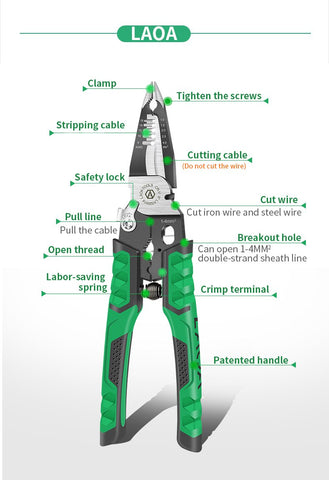 Wire Stripping Cable Terminal Hand Tools-TI00056-Veeddydropshipping