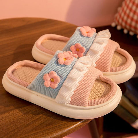 Spring Summer Non-slip Bedroom Floor Shoes Indoor Soft-BS01173-Veeddydropshipping
