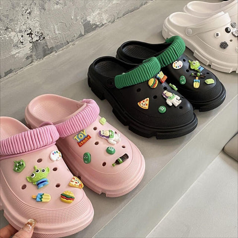 Outdoor Women Slippers Thick Sole High Quality-BS01119-Veeddydropshipping