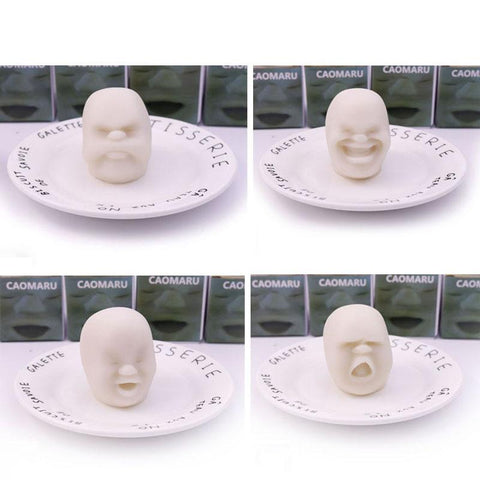 Hot Soft Rubber Fun Squeeze Toy Human Face Emotion Vent Ball Anti Stress-TB01529-Veeddydropshipping
