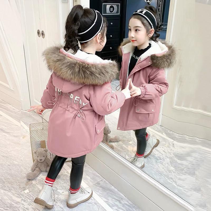 Girls Warm Coat Winter Outerwear Kid Outdoor Clothes-Veeddydropshipping