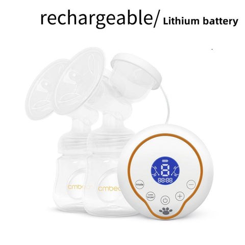Double Breast Pump Electric Portable Pull Electric Mikl Breast Pump Powerful-TB00673-Veeddydropshipping