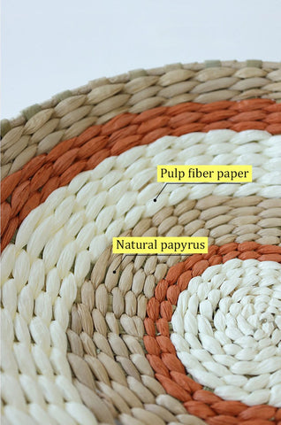 Straw Round Wall Decoration Pendants Creative-HA00211-Veeddydropshipping