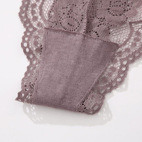 Women Lace Panties Sexy Low-waist Underwear-WF00819-Veeddydropshipping