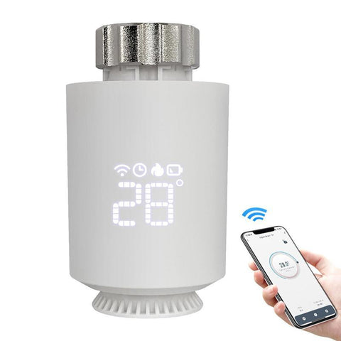 Tuya Smart Radiator Thermostat Programmable Thermostatic RadiatorApp-TI01024-Veeddydropshipping