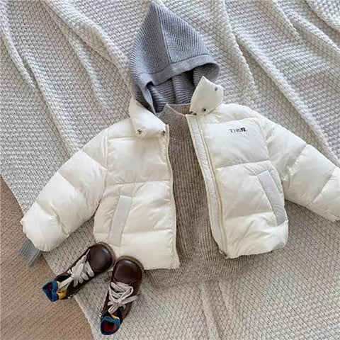 Baby Girl Boy Knitted Hooded Jacket Padded Infant Toddler-Veeddydropshipping