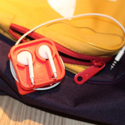 Earphone Cable Winder Silicone Tidy Headphone Line Cord Holder Headset Earbud-PA00904-Veeddydropshipping