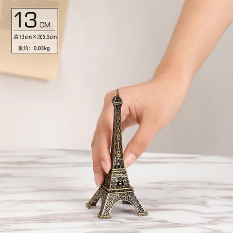 Bronze Paris Eiffel Tower Metal Crafts Home Decoration-HA00322-Veeddydropshipping