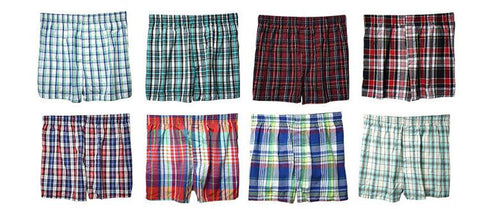 panties Underwear male Boxers Shorts Casual Sleep Underpants Plaid-MF01441-Veeddydropshipping