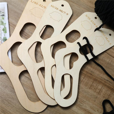 Wood Sock Blocker For DIY Knitting Sock-HA00020-Veeddydropshipping