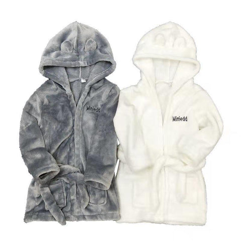 EuerDoDo Children&#39;s Bathrobe For Boys Girls Warm Long Sleeve-TB01054-Veeddydropshipping