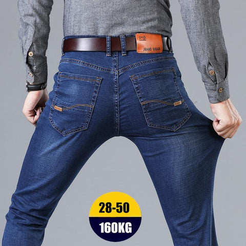 Plus Size Men Slim Jeans Man Pants Wide Men&#39;s Pants Fashion-TB01301-Veeddydropshipping