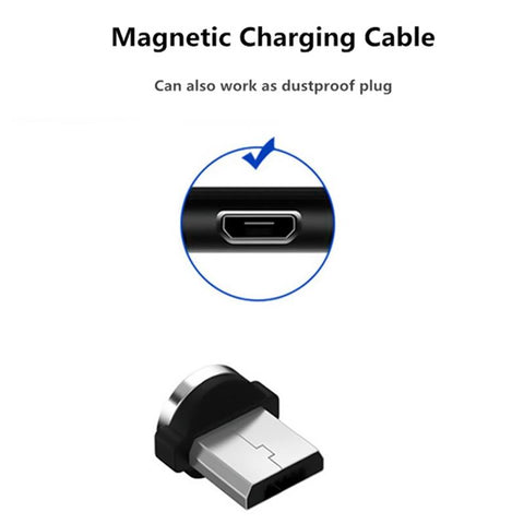 Round Magnetic Cable Plug 8 Pin Mini USB Plugs Fast Charging Phone-CE00106-Veeddydropshipping