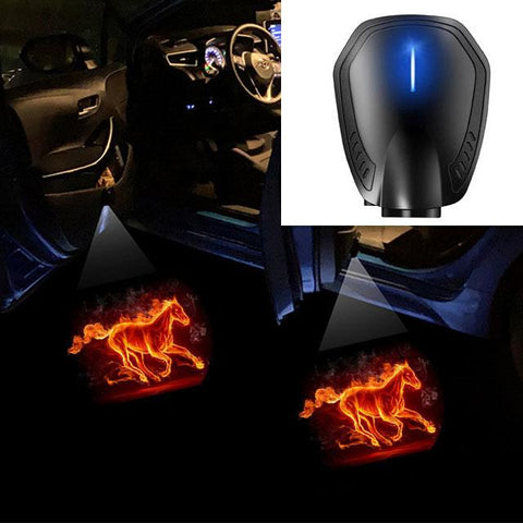 Car Door USB Charging LED Wireless Welcome Light Laser Projector-AM00550-Veeddydropshipping