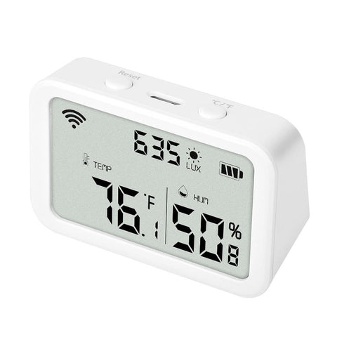 Tuya WIFI Zigbee Temperature Humidity Sensor Indoor Luminance Sensor-TI01050-Veeddydropshipping