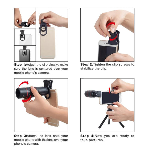 APEXEL Universal 18X Telescope Zoom Mobile Phone Lens Selfie-PA01281-Veeddydropshipping