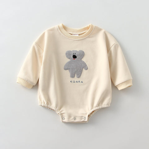 Baby Boys Girls Clothes Spring Print Baby Footed Romper Fashion-TB00314-Veeddydropshipping