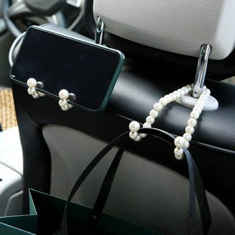 Pearl Hanger Car Hook Half Open Design Auto Hook Stainless Steel Car-AM01387-Veeddydropshipping