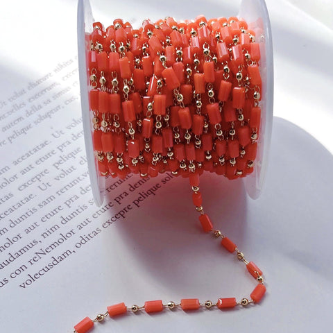 Beads Chains Bohemian Necklace Chain for Choker-JW01548-Veeddydropshipping