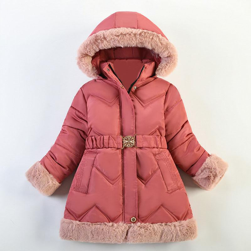 Baby Girls Winter Jacket Childrens Thicken Warm Clothing-Veeddydropshipping