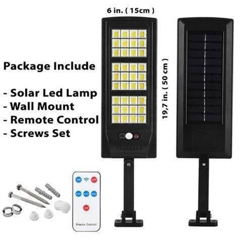 SOLAR LED LAMP 6000K 144LEDs/180 LEDs COB Lamps Outdoor LED Solar-TI00820-Veeddydropshipping