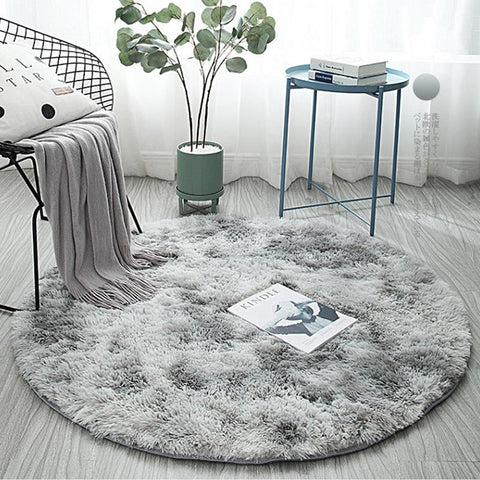 Thick Round Rug Carpets Soft Home Decoration-HA00451-Veeddydropshipping