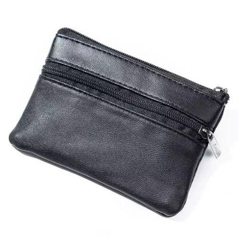 Small Coin Pouch Purse Key Holder Leather-MF00739-Veeddydropshipping