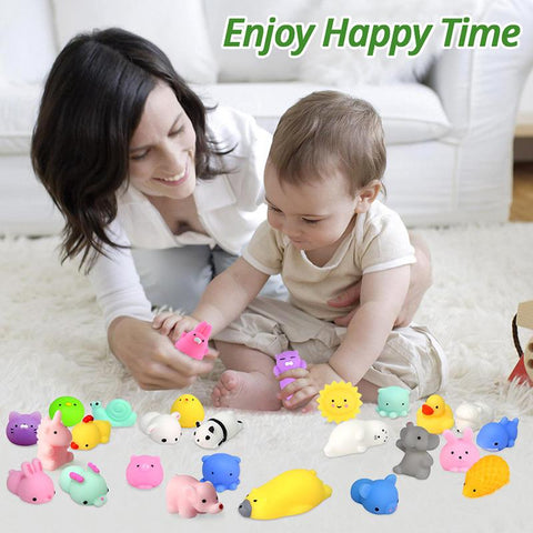 50-5PCS Kawaii Squishies Mochi Anima Squishy Toys For Kids Antistress-TB01517-Veeddydropshipping