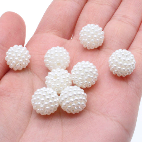 Heart Flower Shell  Beads DIY Imitation Pearl Style Making -JW01517-Veeddydropshipping