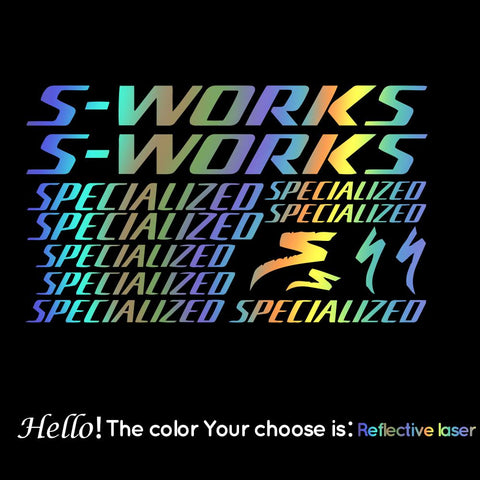 Stickers S-WORKS Car Motorcycle Body Styling Accessories-AM00915-Veeddydropshipping