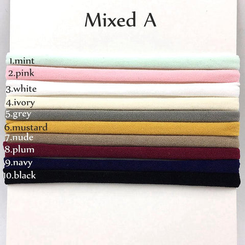 10Pc/Lot Nylon Headbands for Girls Baby DIY Accessories Headbands-TB00468-Veeddydropshipping